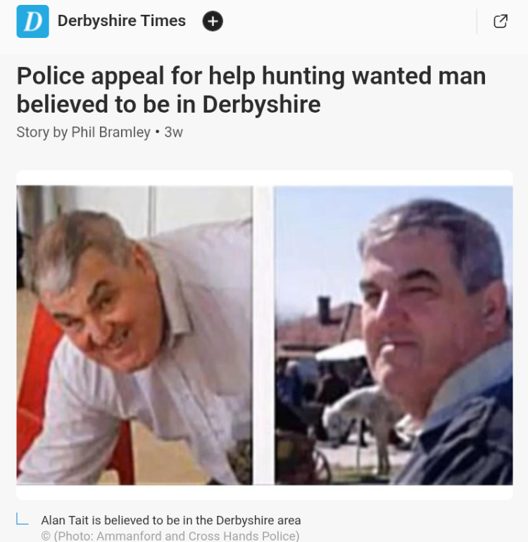 Police wanted notice